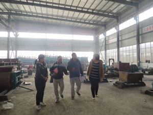 Bangal clients visited our block making machine