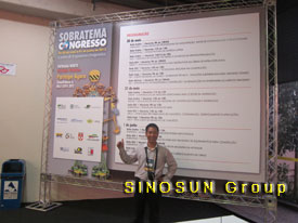 SINOSUN at Brazil M&T Expo 2012