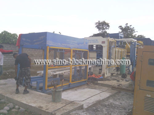 SINOSUN block making machine in Philippine